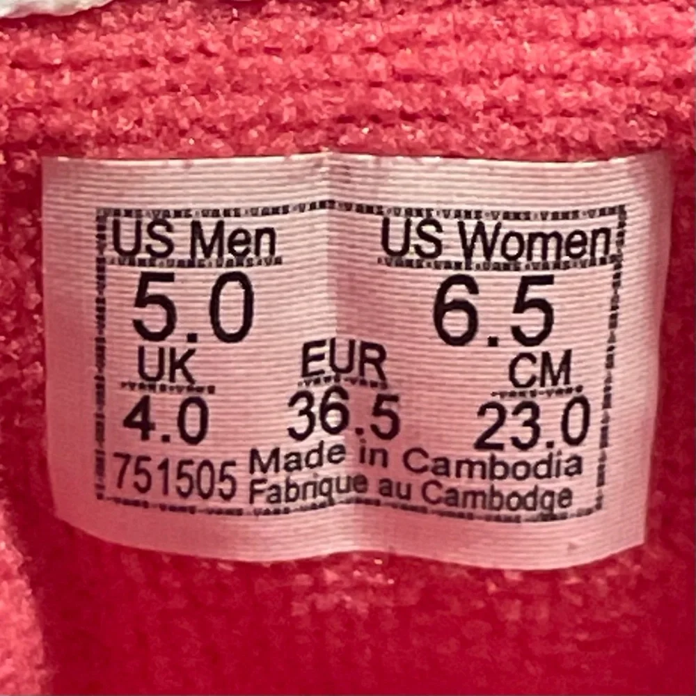 💘 [BRAND NEW] VANS SPORT LOW BAMBINO HONEYSUCKLE WOMENS SIZE 6.5 SNEAKERS 💘 - Picture 8 of 8